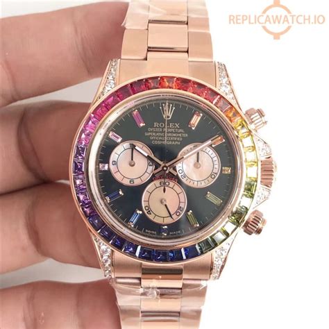 rolex rainbow watch price replica|rolex rainbow 116595rbow price.